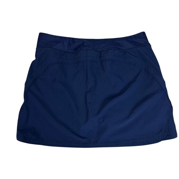 Lands’ End Women's Quick Dry Elastic Waist Active Board Skort size 16 Swim Skirt - Picture 2 of 7